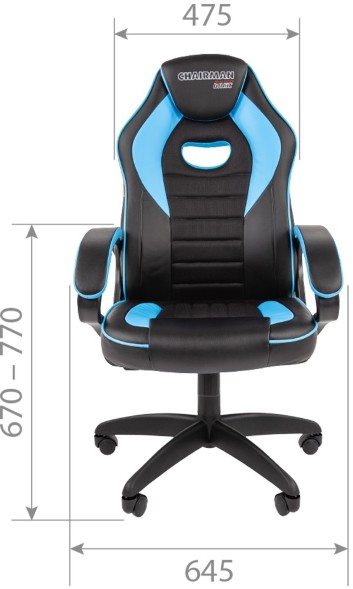 Кресло геймерское CHAIRMAN GAME 16