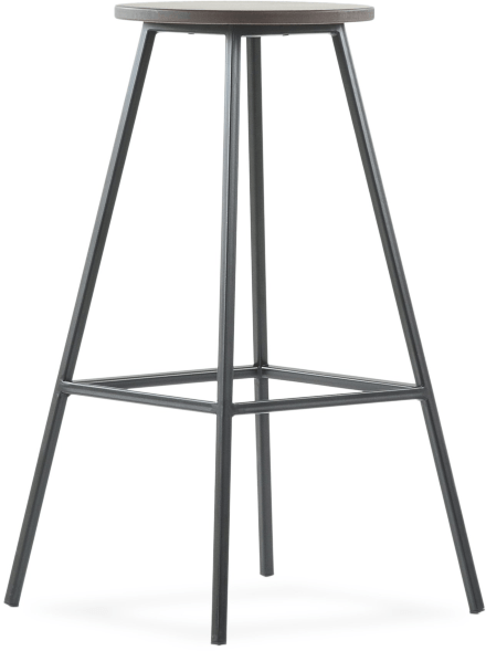 Кресло барное Barneo N-314 шпон