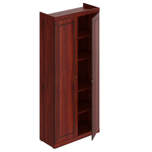 Шкаф высокий с глухими дверьми LHC 90.1 Темный каштан 900х400х2010 LAREX в Реж 