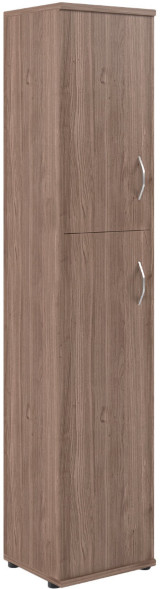 Шкаф колонка с глухой малой и средней дверьми СУ-1.8(L) Ясень Шимо 406*365*1975