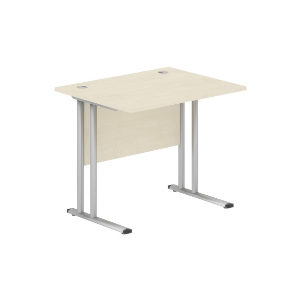 Стол письменный СП-1М Клен*/серебро 900х720х755 IMAGO-M в Реж 