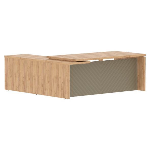 Стол руководителя TLCT 2020(R) 2000х2000х750 TORR LUX в Реж 