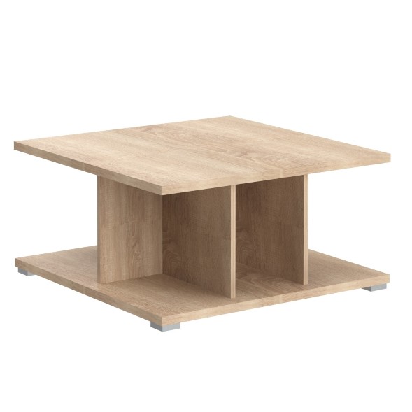 Стол журнальный CT 888 Дуб Сонома светлый 800х800х400 COFFEE в Реж 