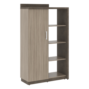 Шкаф СФ-534171 Бетон чикаго тем F187 ST9/Дрифтвуд H3090 ST22 1037х454,5х1770 WOOD&amp;amp;STONE