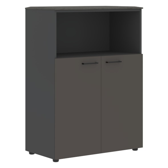 Шкаф с глухими малыми дверьми и топом JMC 85.3 856х452х1184 JAY в Реж 