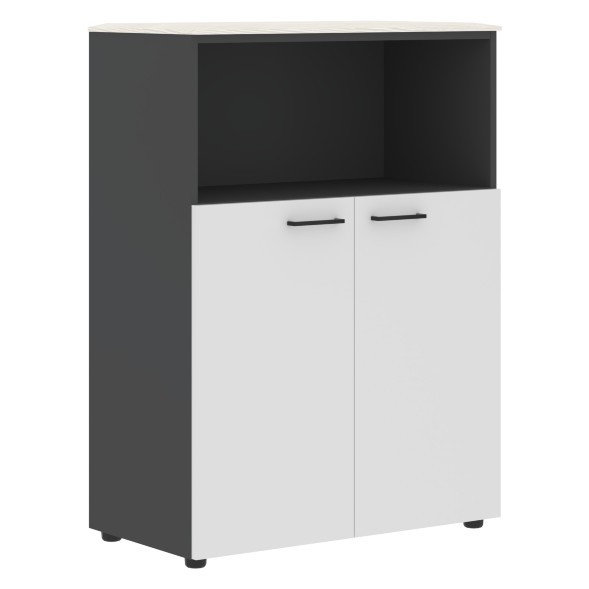 Шкаф с глухими малыми дверьми и топом JMC 85.3 856х452х1184 JAY в Реж 