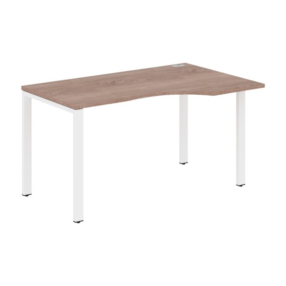 Стол эргономичный XS6CET 149(R) белый/антрацит 1400х900х750 XTEN-S60 в Реж 