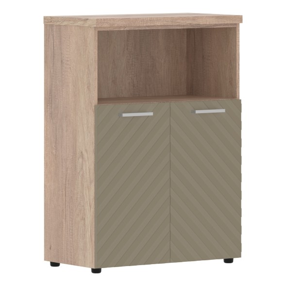 Шкаф с глухими малыми дверьми и топом TLMC 85.3 856х450х1203 TORR LUX в Реж 