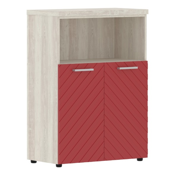 Шкаф с глухими малыми дверьми и топом TLMC 85.3 856х450х1203 TORR LUX в Реж 