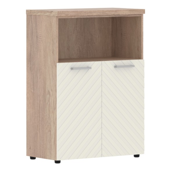 Шкаф с глухими малыми дверьми и топом TLMC 85.3 856х450х1203 TORR LUX в Реж 