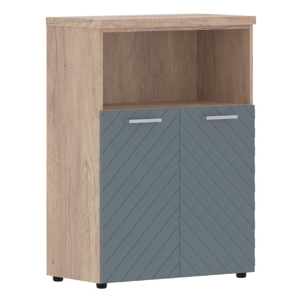 Шкаф с глухими малыми дверьми и топом TLMC 85.3 856х450х1203 TORR LUX в Реж 