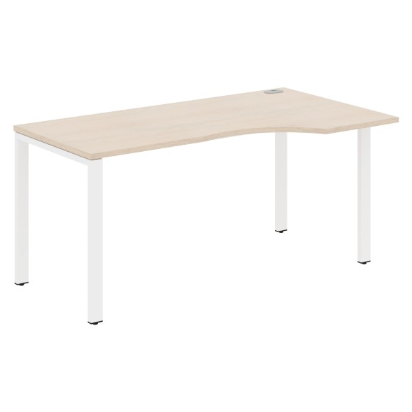 Стол эргономичный XS6CET 169(R) белый/антрацит 1600х900х750 XTEN-S60 в Реж 