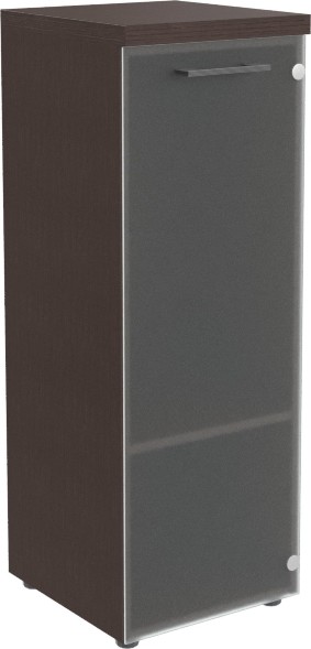 Шкаф колонка со стеклянной дверью и топом TMC 42.2 венге-магия Z 430х452х1203