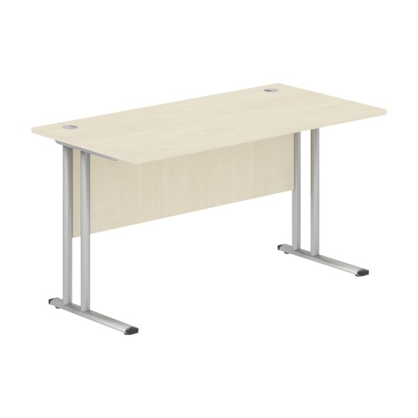 Стол письменный СП-3М Клен*/серебро 1400х720х755 IMAGO-M в Реж 