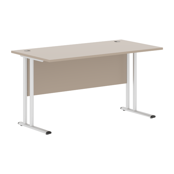 Стол письменный СП-3М Клен*/серебро 1400х720х755 IMAGO-M в Реж 