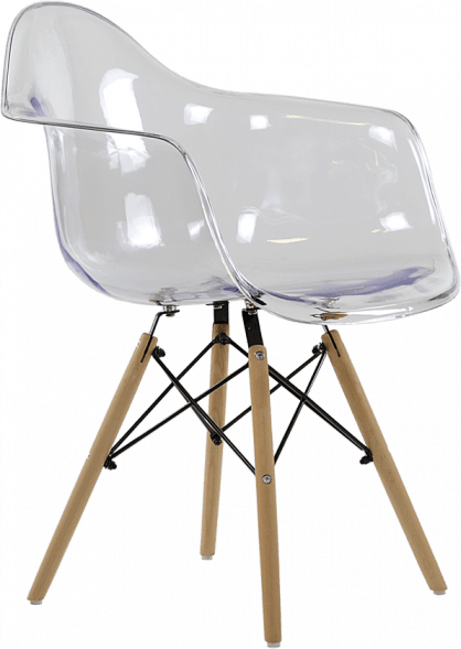 Стул-кресло Style DAW PC прозрачный