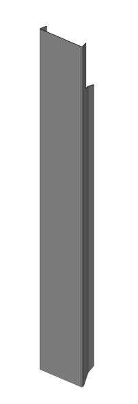 Комплект внешних картеров декоративных для опор стола DVB-01(PL) 93х33х672 IMAGO-M в Реж 