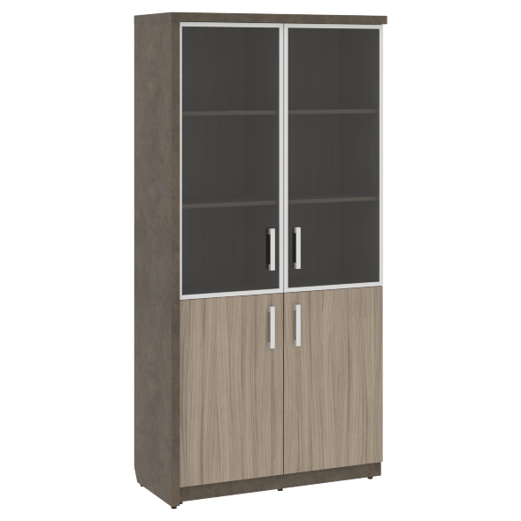 Шкаф СФ-534893 Бетон чикаго тем F187 ST9/Дрифтвуд H3090/Графит/Черный 1035х454,5х2083 WOOD&amp;amp;STONE