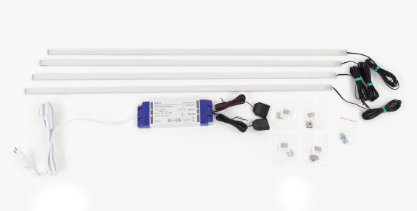 Комплект подсветки для Стеллажа LD-ZZASPROF41 без цвета 0,04
