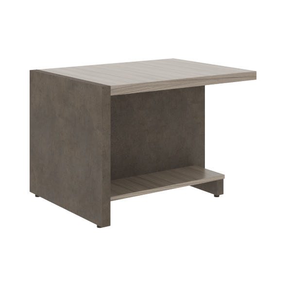 Стол журнальный СФ-531601 Дрифтвуд /Бетон чикаго темно-серый 600х800х550 WOOD&amp;amp;STONE в Реж 