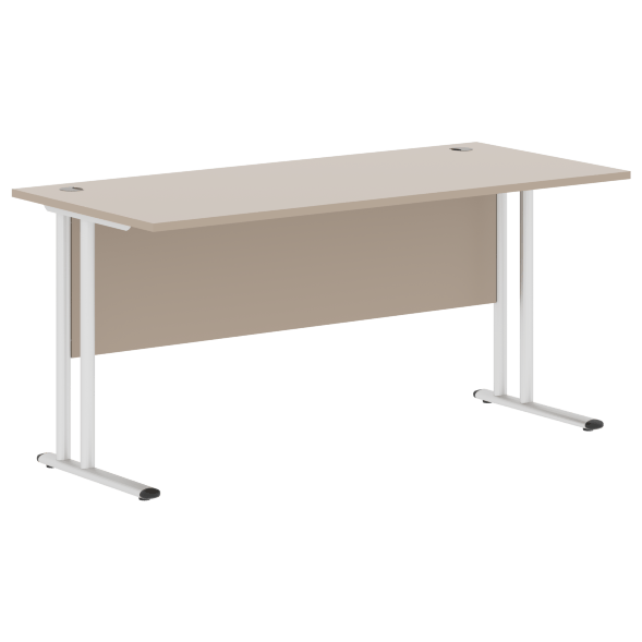 Стол письменный СП-4М Клен*/серебро 1600х720х755 IMAGO-M в Реж 