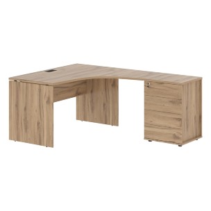 Стол эргономичный с тумбой EDCET 1313(R) 1360х1880х750 EDIS