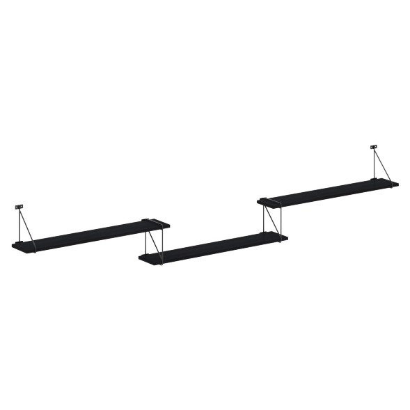 Полка с полкодержателями SH3-ROD/BAR 2380х166х392 COFFEE в Реж 