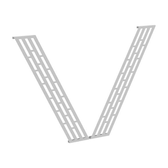 Элемент металлический (2шт) Накладка фронтальной панели XQPOF-2 131х22,5х846 XTEN-QP в Реж 