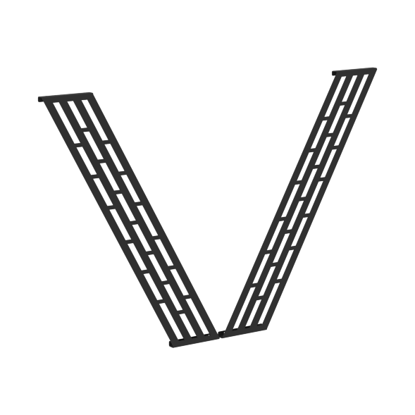 Элемент металлический (2шт) Накладка фронтальной панели XQPOF-2 131х22,5х846 XTEN-QP в Реж 