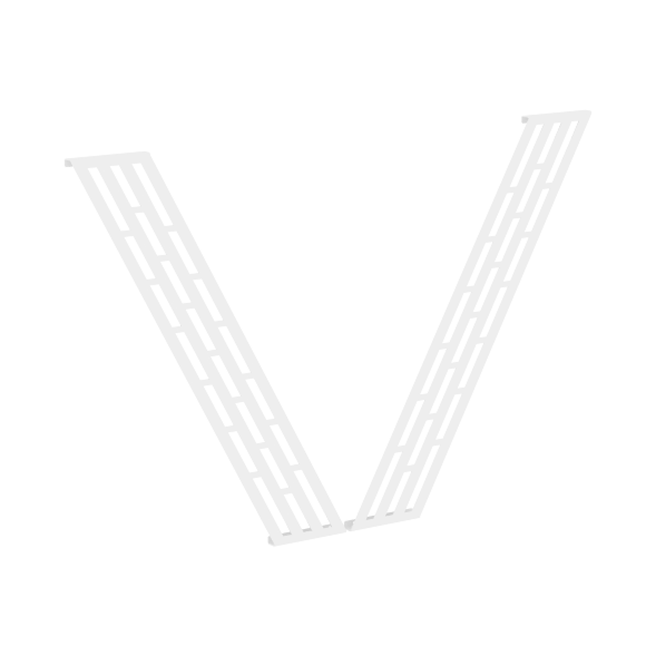 Элемент металлический (2шт) Накладка фронтальной панели XQPOF-2 131х22,5х846 XTEN-QP в Реж 