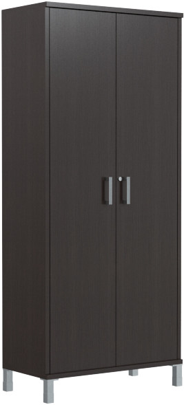 Шкафа высокий с замком в глухих дверях B 430.7(RZ) Венге Магия 900х450х2054