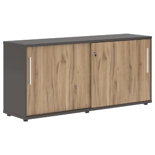 Шкаф низкий с дверьми купе ELC 1643 1606х430х750 EDIS