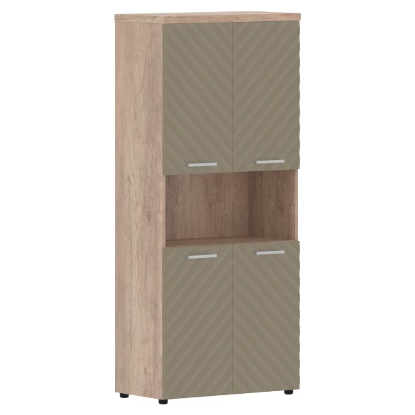 Шкаф с комплектами малых дверей и топом TLHC 85.4 856х450х1968 TORR LUX в Реж 