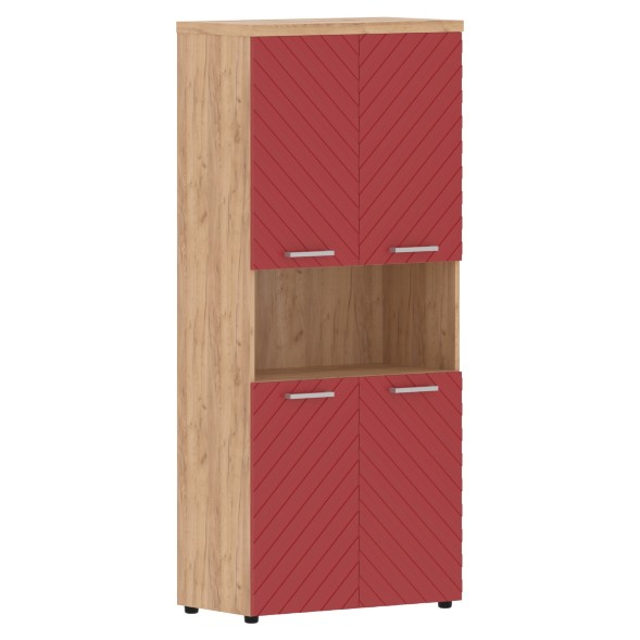 Шкаф с комплектами малых дверей и топом TLHC 85.4 856х450х1968 TORR LUX в Реж 