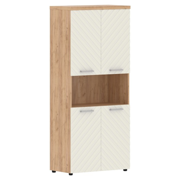 Шкаф с комплектами малых дверей и топом TLHC 85.4 856х450х1968 TORR LUX в Реж 