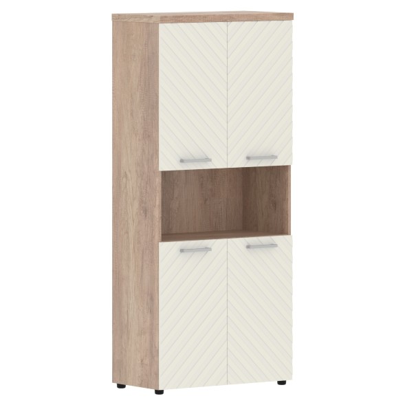 Шкаф с комплектами малых дверей и топом TLHC 85.4 856х450х1968 TORR LUX в Реж 