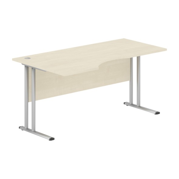 Стол эргономичный СА-1M(L) Клен*/серебро 1600х900х755 IMAGO-M в Реж 