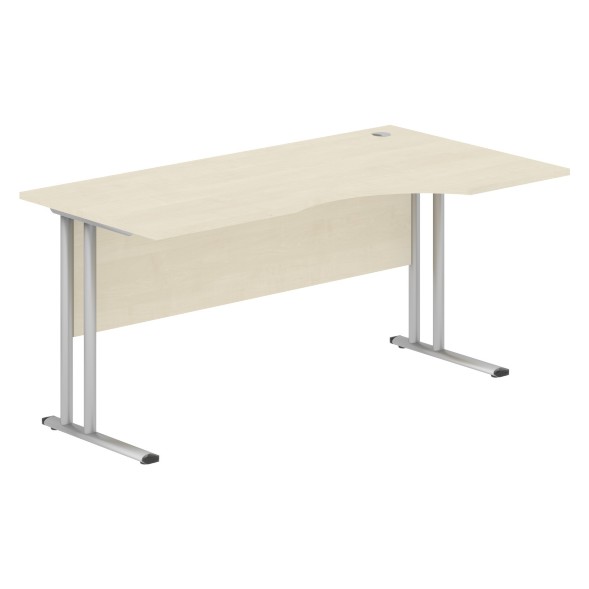 Стол эргономичный СА-1M(R) Клен*/серебро 1600х900х755 IMAGO-M в Реж 