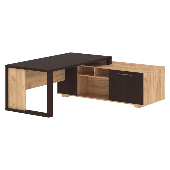 Стол руководителя с тумбой ACT 2118(R) 2100х1800х750 ALTO