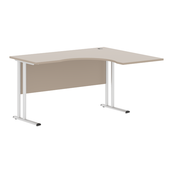 Стол эргономичный СА-3M(R) Клен*/серебро 1400х1200х755 IMAGO-M в Реж 