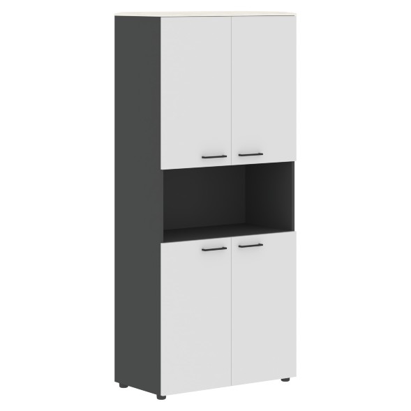 Шкаф с 2-мя комп-ми глухих малых дверей и топом JHC 85.4 856х452х1949 JAY в Реж 