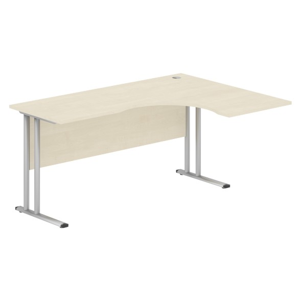 Стол эргономичный СА-4M(R) Клен*/серебро 1600х1200х755 IMAGO-M в Реж 