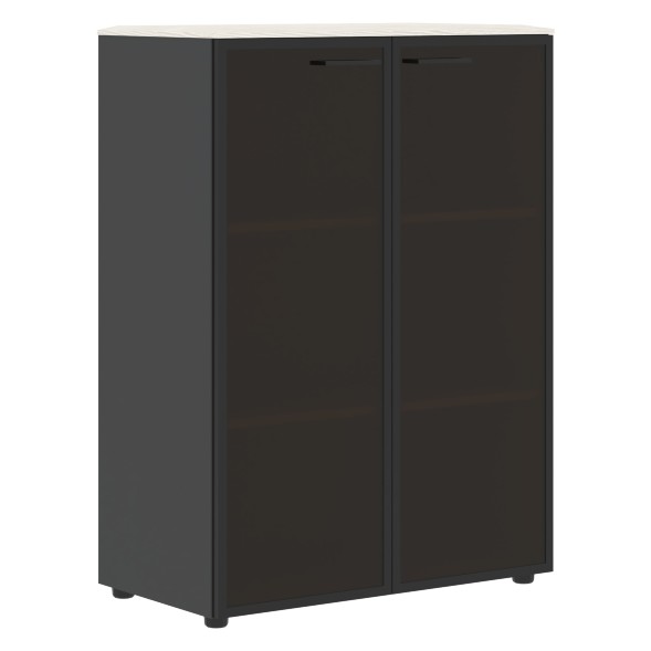 Шкаф со стеклянными дверьми в рамке JMC 85.7 856х452х1184 JAY в Реж 