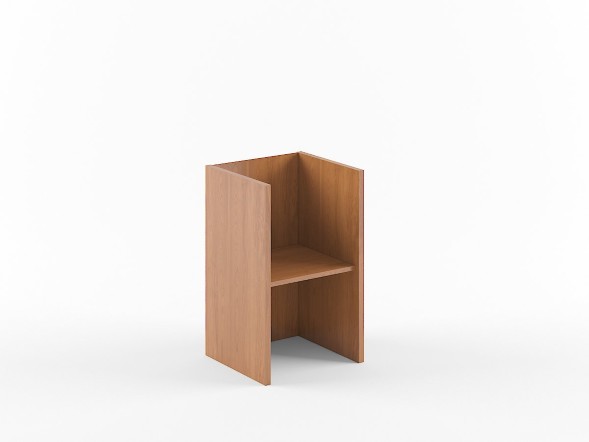 Стеллаж B 411 Беларусь Орех Гарда 475*435*770 в Реж 