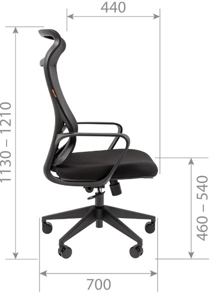 Кресло руководителя CHAIRMAN CH 577 BLACK